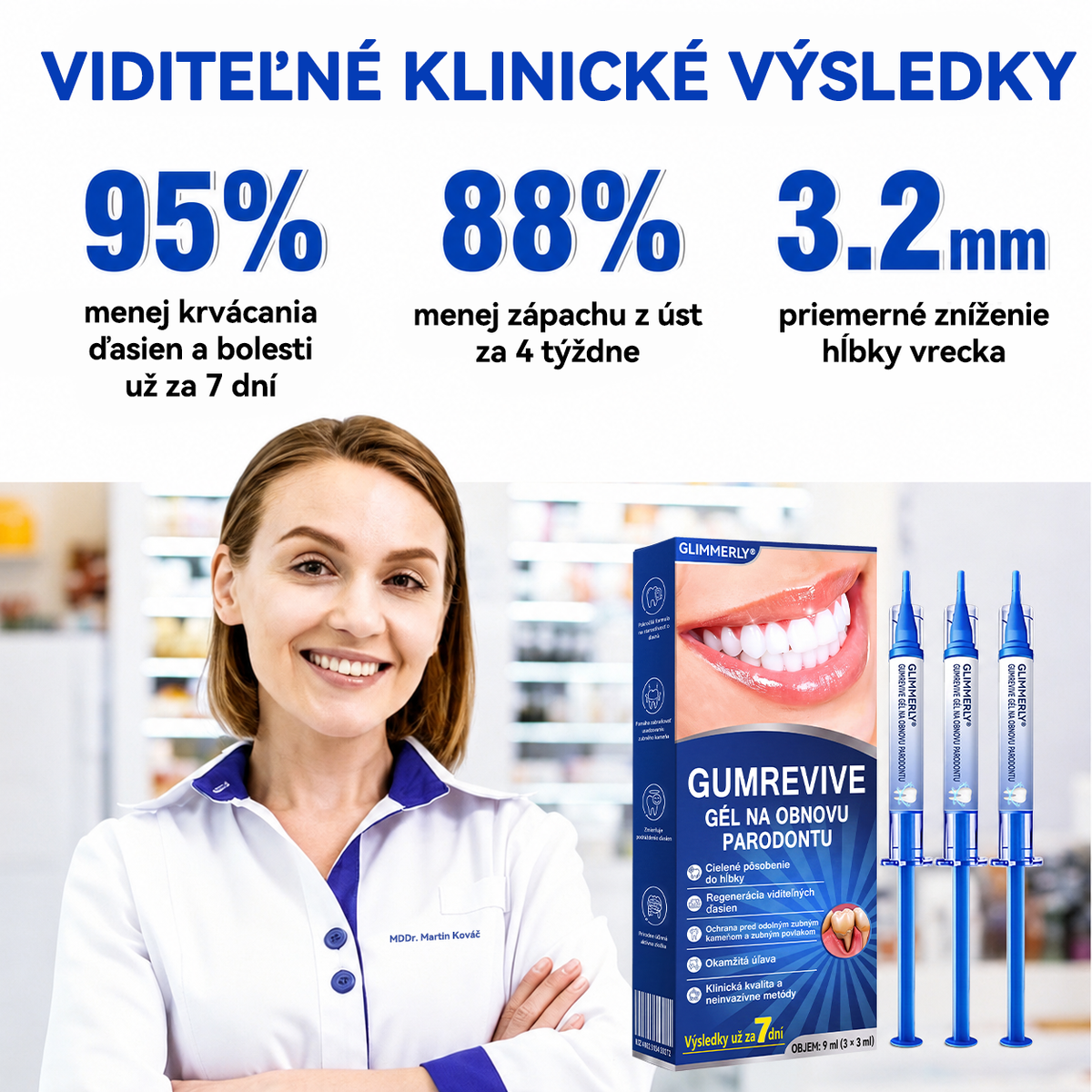 🇪🇺🏅🦷 Evolvion® GumRevive Gel za obnovu parodonta📦